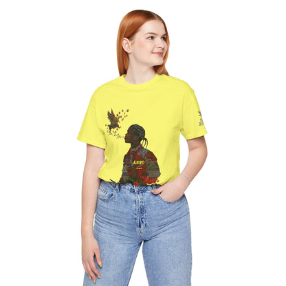 High Roller ANSO Freedom Eagle Cannabis T-Shirt - Premium 420 Artistic Double Exposure Urban Culture Liberation Apparel