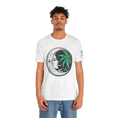 Toker Girl Coin Tee - Vintage Cannabis Portrait Art Design | High Roller