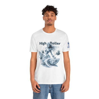 Cannabis Goddess Tee - Feminine Beauty Art Design | High Roller