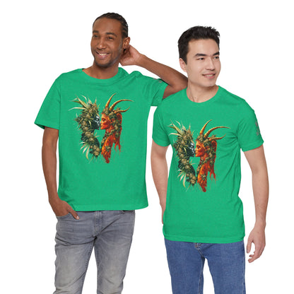 Sacred Union T-Shirt - Premium Airlume Cotton Cannabis Spirits Fantasy Art Tee