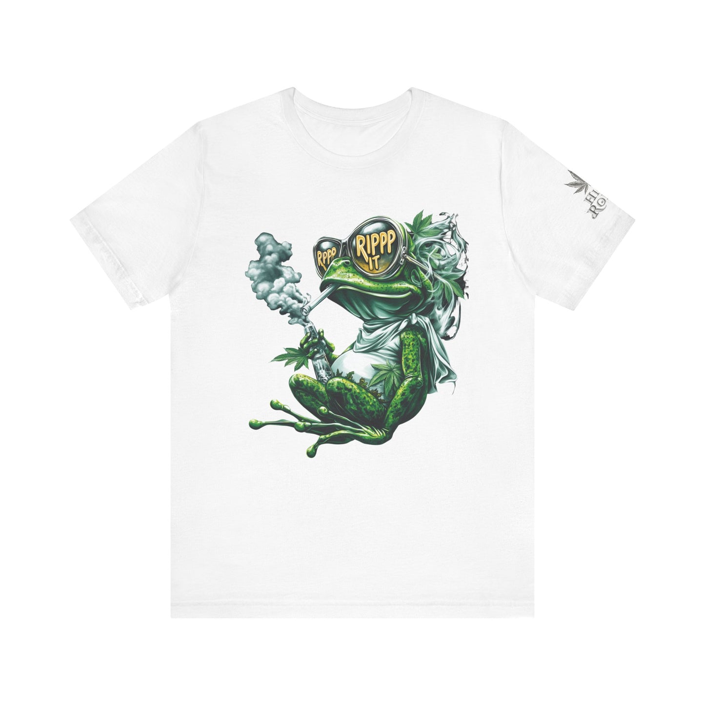 RIPPP IT Cosmic Frog Tee - Premium Airlume Cotton Cannabis Culture Streetwear