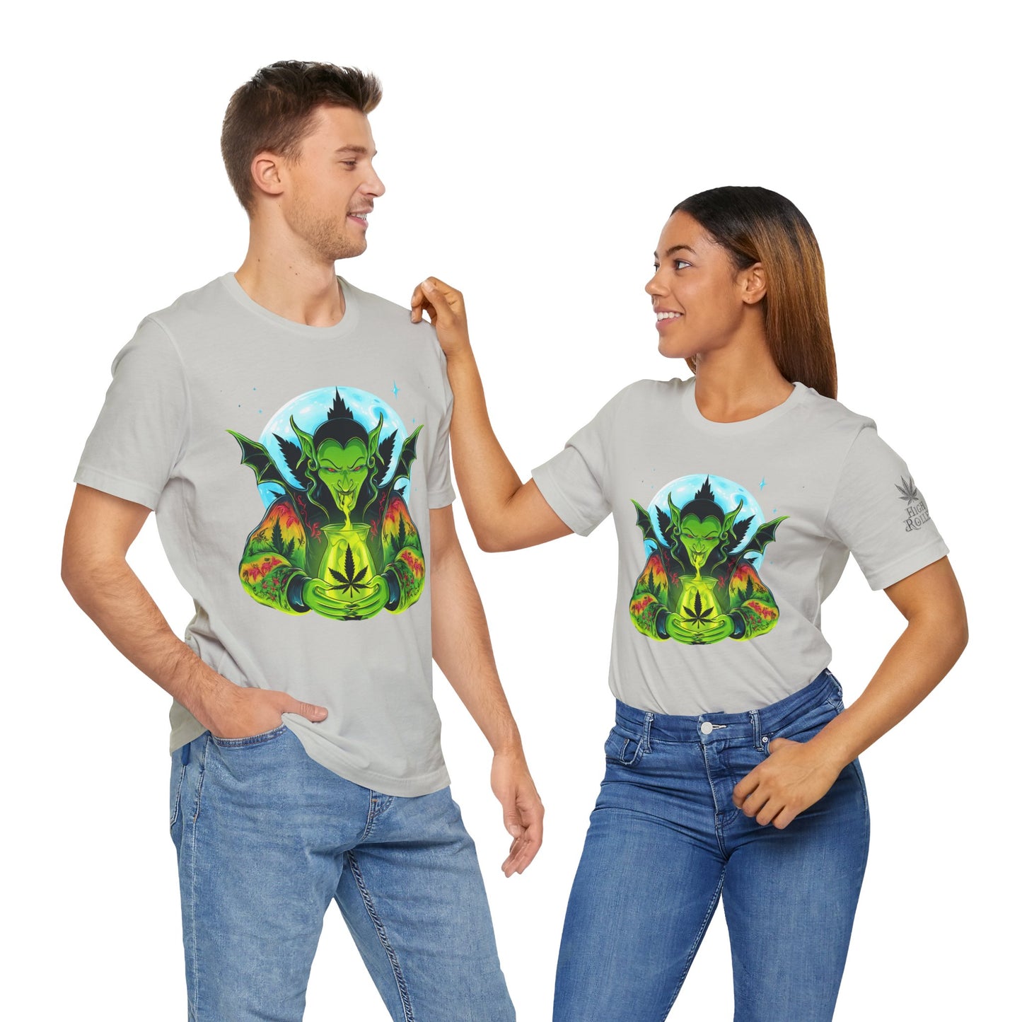 Mystic Dragon Guardian Cannabis Meditation T-Shirt - Premium Psychedelic 420 Apparel