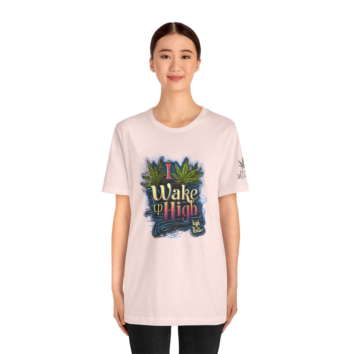 Wake Up High™ | Premium Cannabis Art Tee - Limited Edition | High Roller