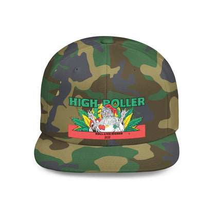 HIGH ROLLER Cannabis Culture Snapback Cap