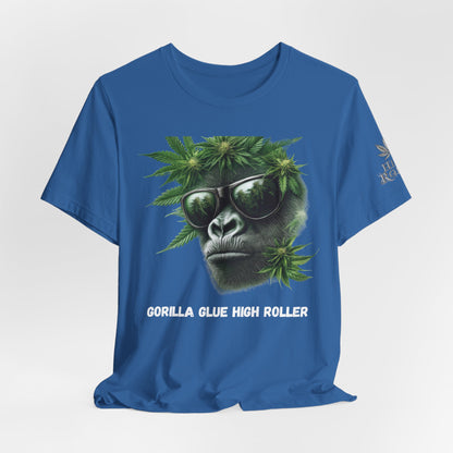 Gorilla Glue Elite Tee - Premium Airlume Cotton Cannabis Strain Culture Black Shirt