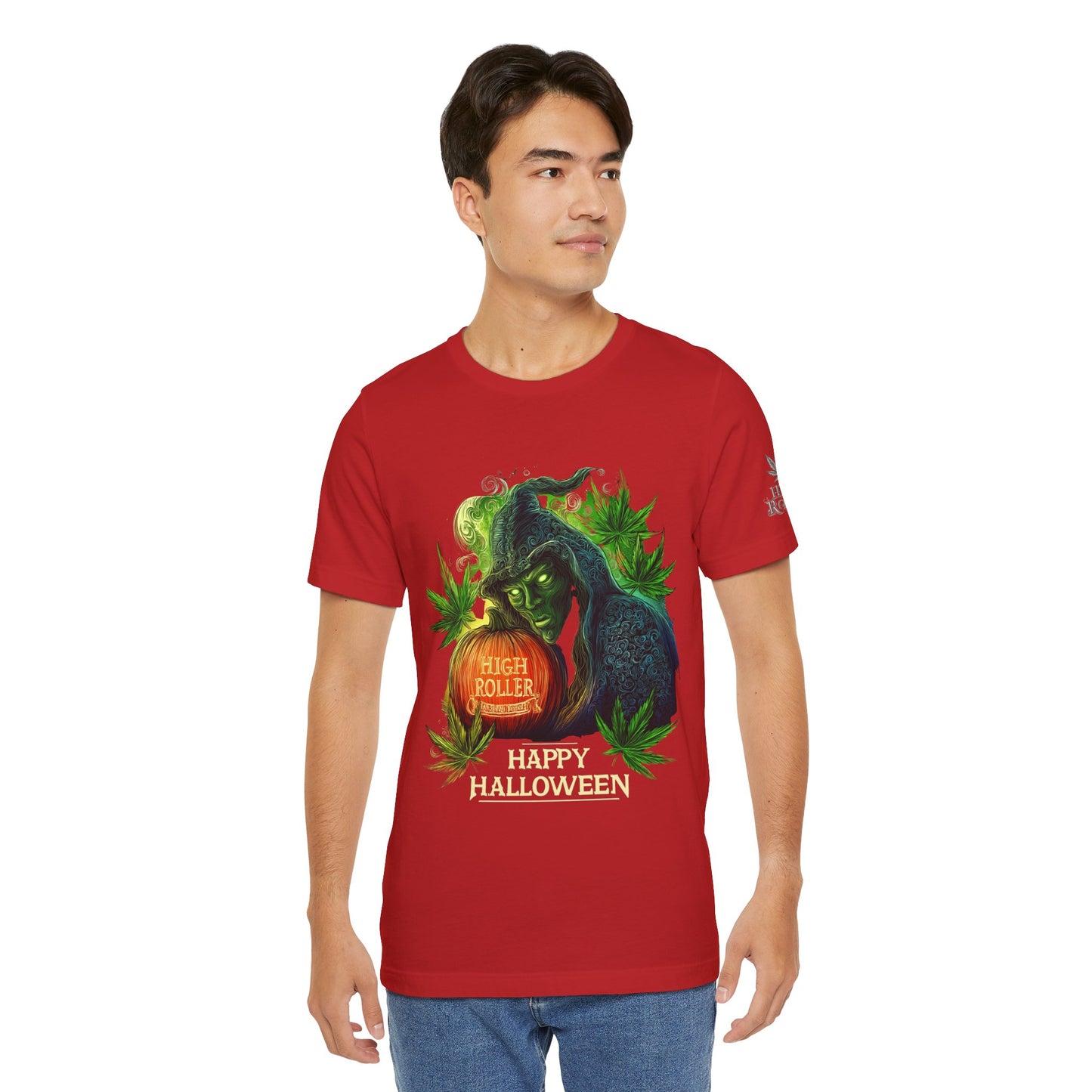 Cannabis Witch's Brew Halloween T-Shirt - Premium Spooky 420 Black Edition Apparel"