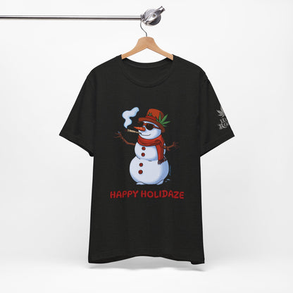 Happy Holidaze Premium Cannabis Christmas T-Shirt