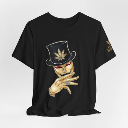 Golden Touch T-Shirt - Premium Airlume Cotton Cannabis Luxury Boss Art Tee