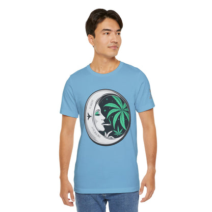 Toker Girl Coin Tee - Vintage Cannabis Portrait Art Design | High Roller