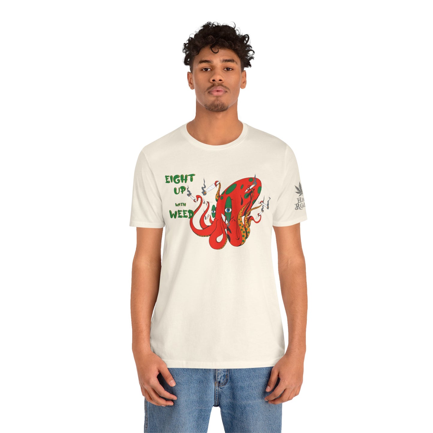 Eight Up Octopus Tee - Premium Airlume Cotton Cannabis Culture Streetwear