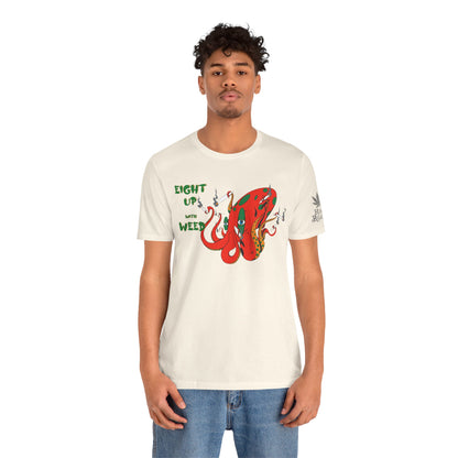 Eight Up Octopus Tee - Premium Airlume Cotton Cannabis Culture Streetwear