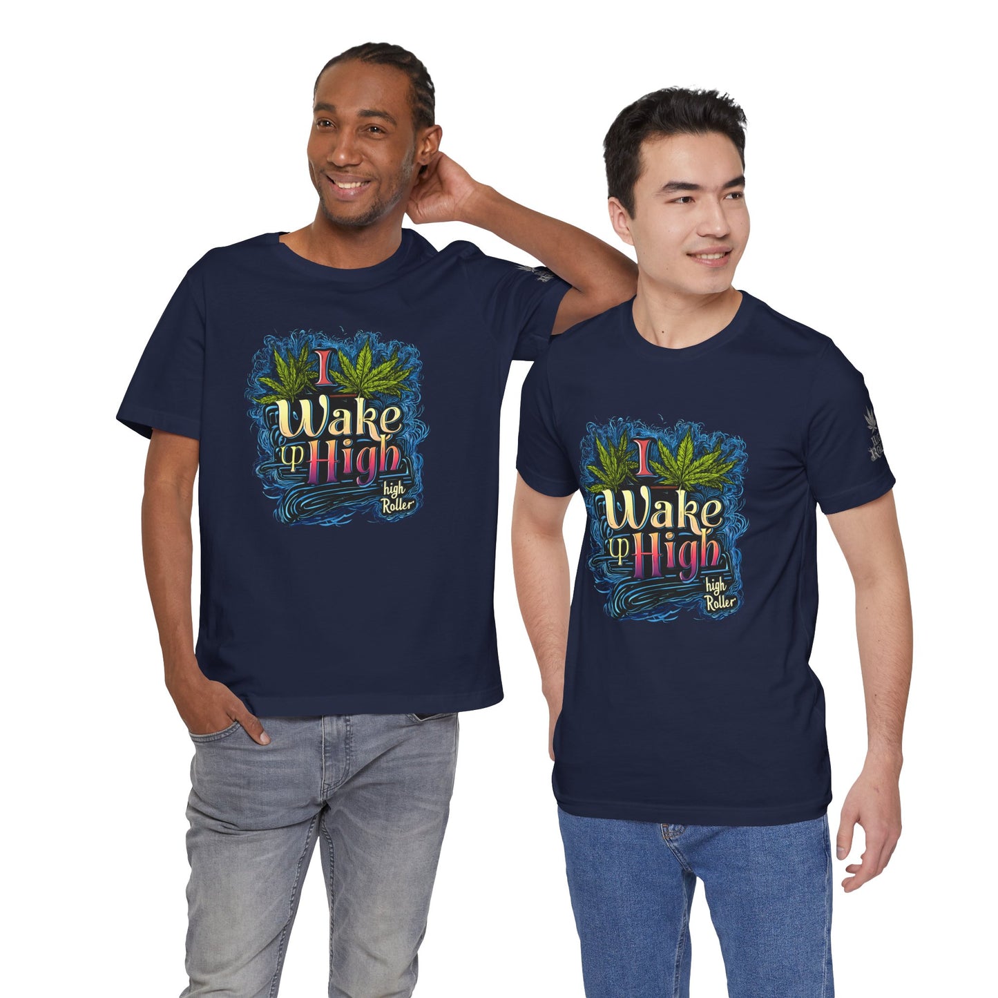 Wake Up High™ | Premium Cannabis Art Tee - Limited Edition | High Roller