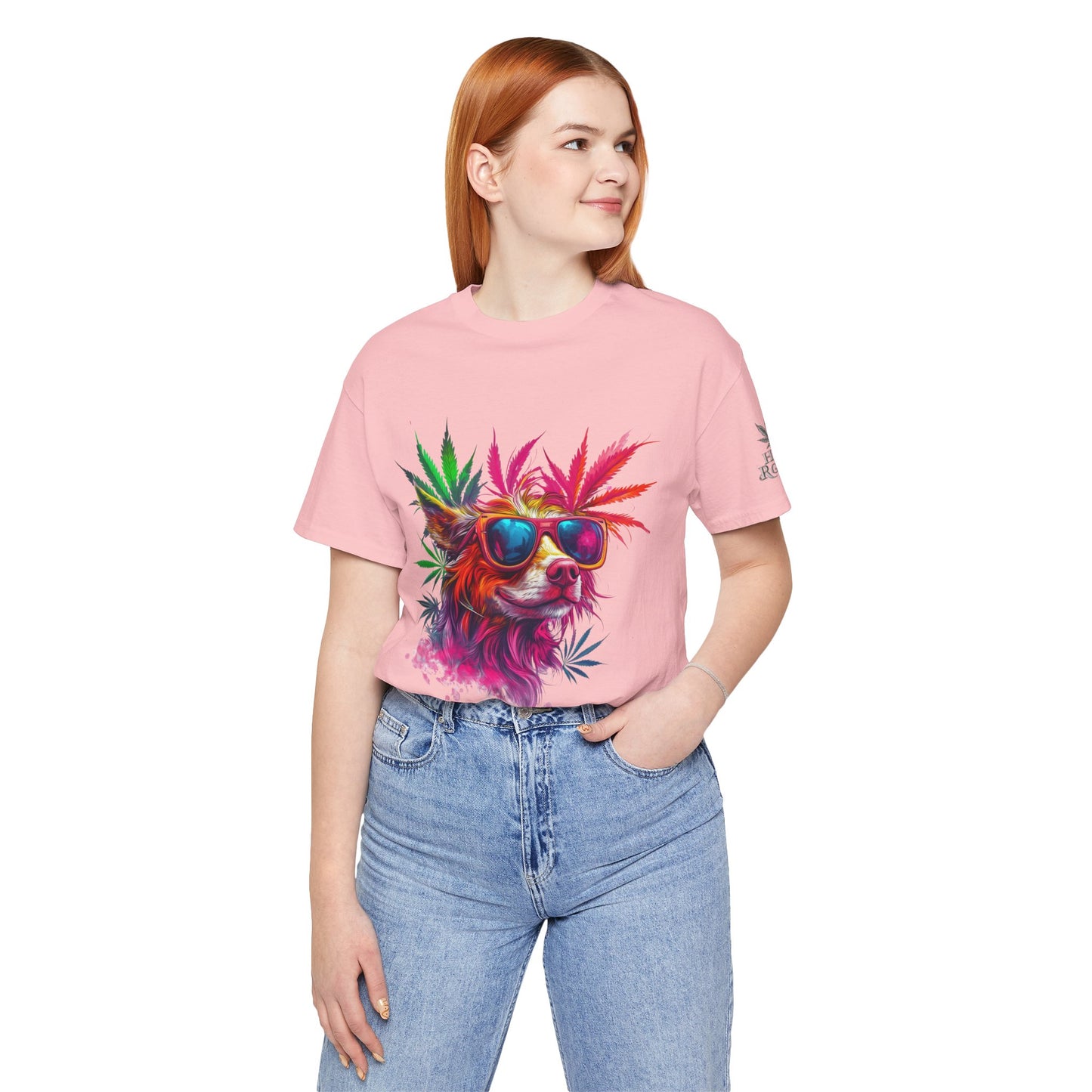 PSYCHEDELIC CANNABIS DOG™ | PREMIUM TRIPPY ART TEE