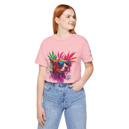 PSYCHEDELIC CANNABIS DOG™ | PREMIUM TRIPPY ART TEE