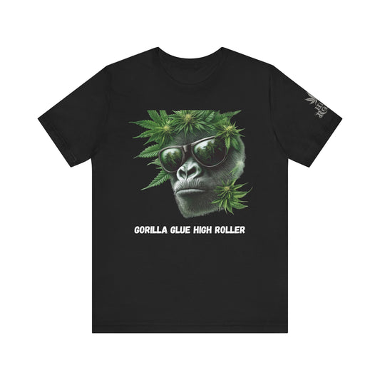 Gorilla Glue Elite Tee - Premium Airlume Cotton Cannabis Strain Culture Black Shirt