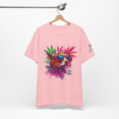 PSYCHEDELIC CANNABIS DOG™ | PREMIUM TRIPPY ART TEE