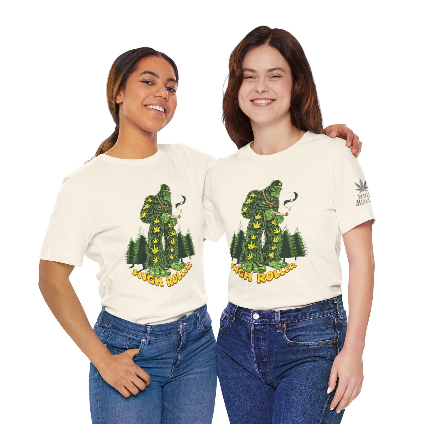 Cannabis Sasquatch Forest King T-Shirt - Premium Bigfoot 420 Lifestyle Apparel"