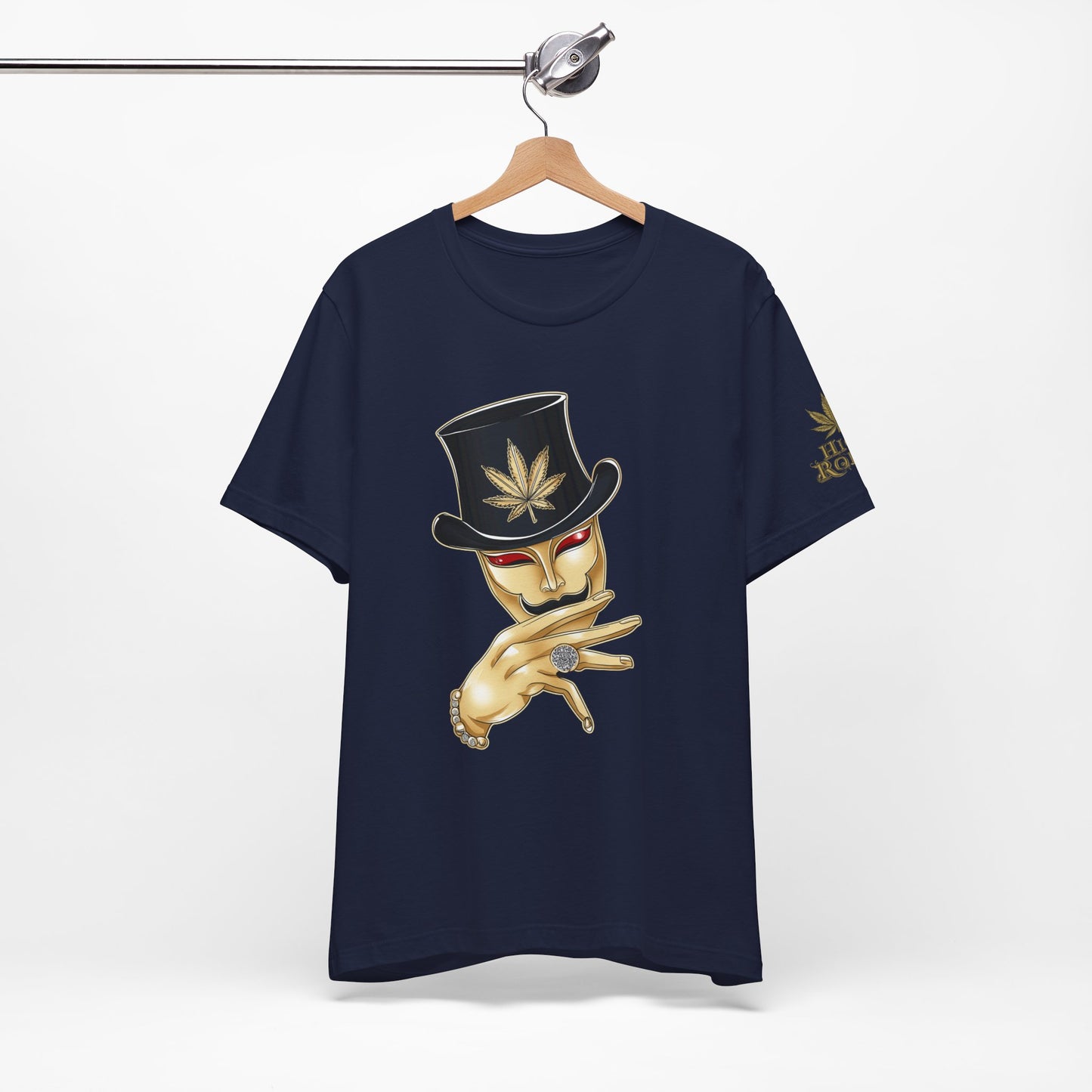 Golden Touch T-Shirt - Premium Airlume Cotton Cannabis Luxury Boss Art Tee