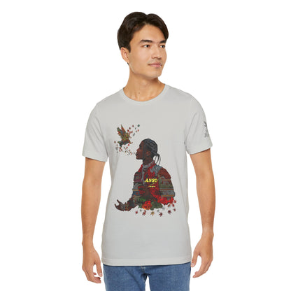 High Roller ANSO Freedom Eagle Cannabis T-Shirt - Premium 420 Artistic Double Exposure Urban Culture Liberation Apparel