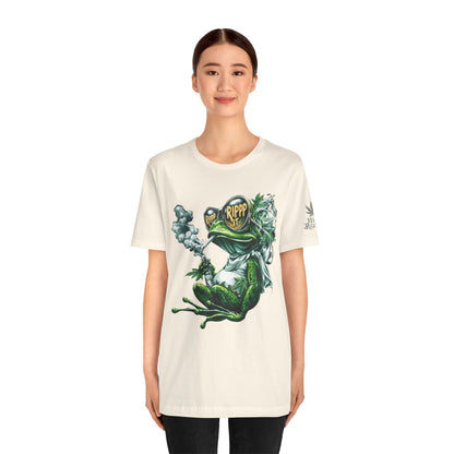 RIPPP IT Cosmic Frog Tee - Premium Airlume Cotton Cannabis Culture Streetwear