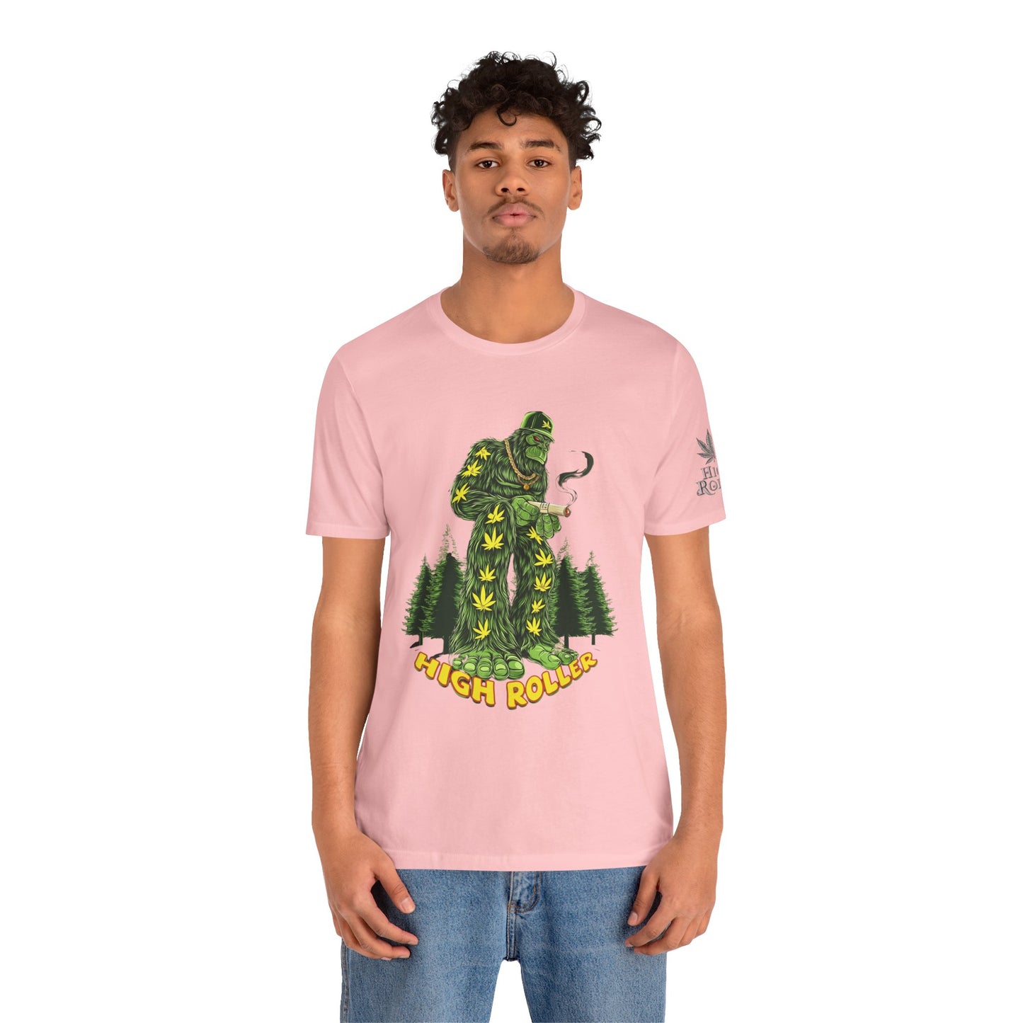 Cannabis Sasquatch Forest King T-Shirt - Premium Bigfoot 420 Lifestyle Apparel"