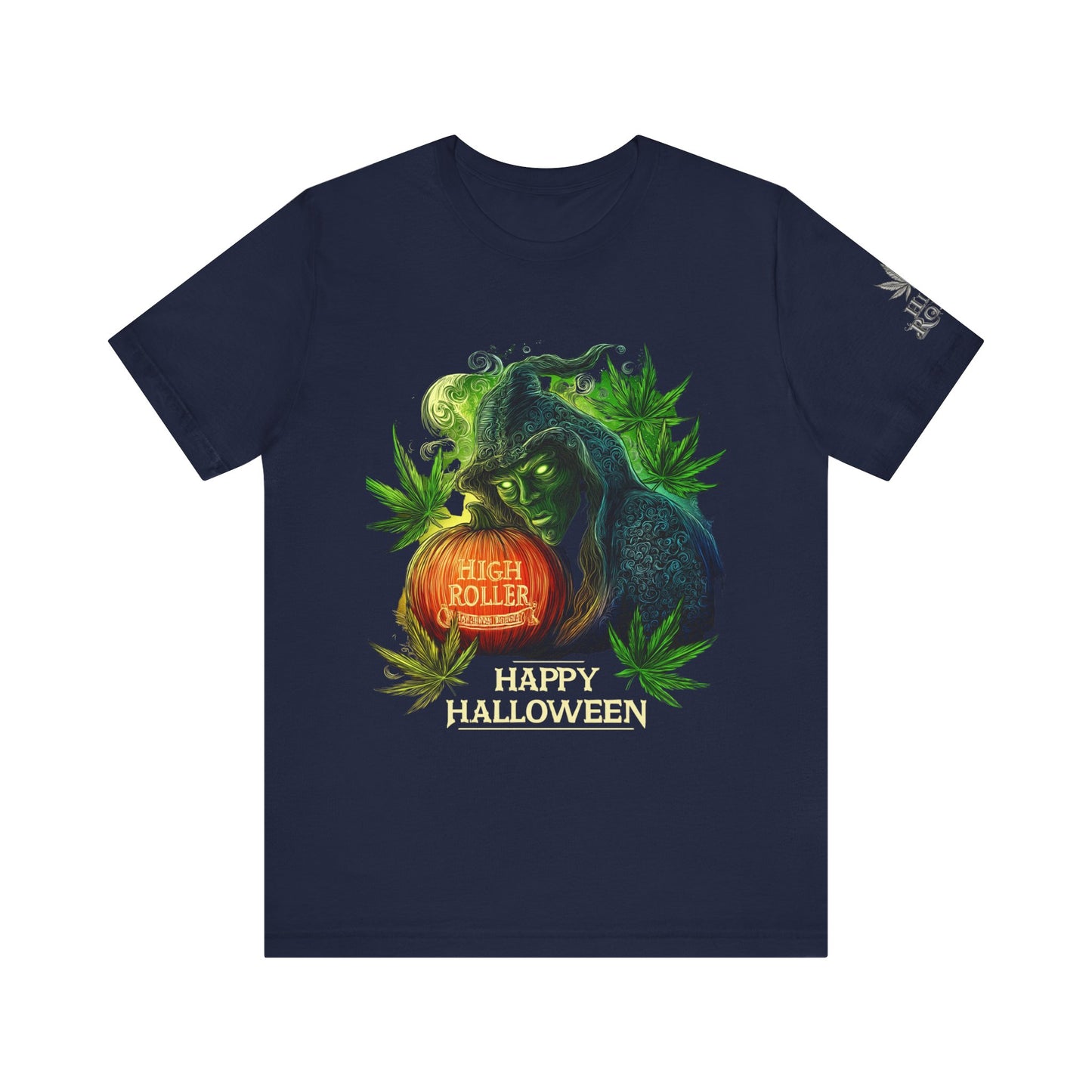 Cannabis Witch's Brew Halloween T-Shirt - Premium Spooky 420 Black Edition Apparel"