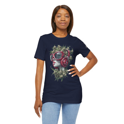 CANNABIS GODDESS TECH™ | PREMIUM FUTURISTIC ART TEE