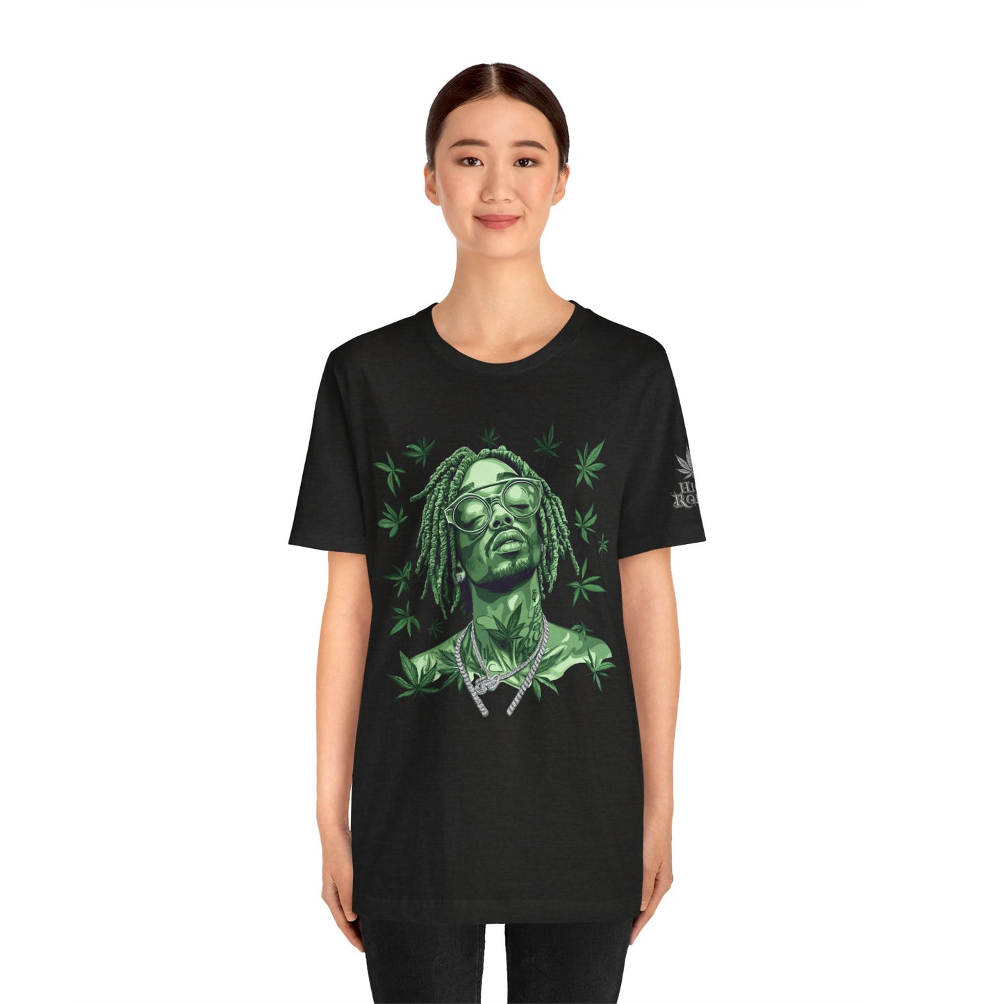 Elevated Vision Green Dream Tee - Premium Airlume Cotton Cannabis Culture Art