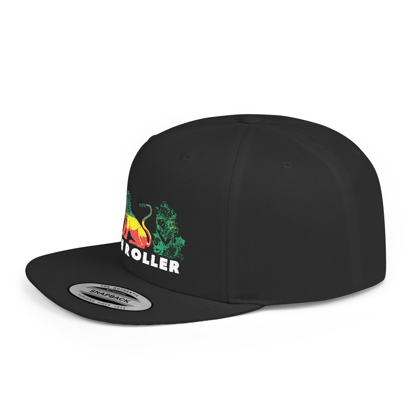 HIGH ROLLER Rastafarian Lion Snapback Cap