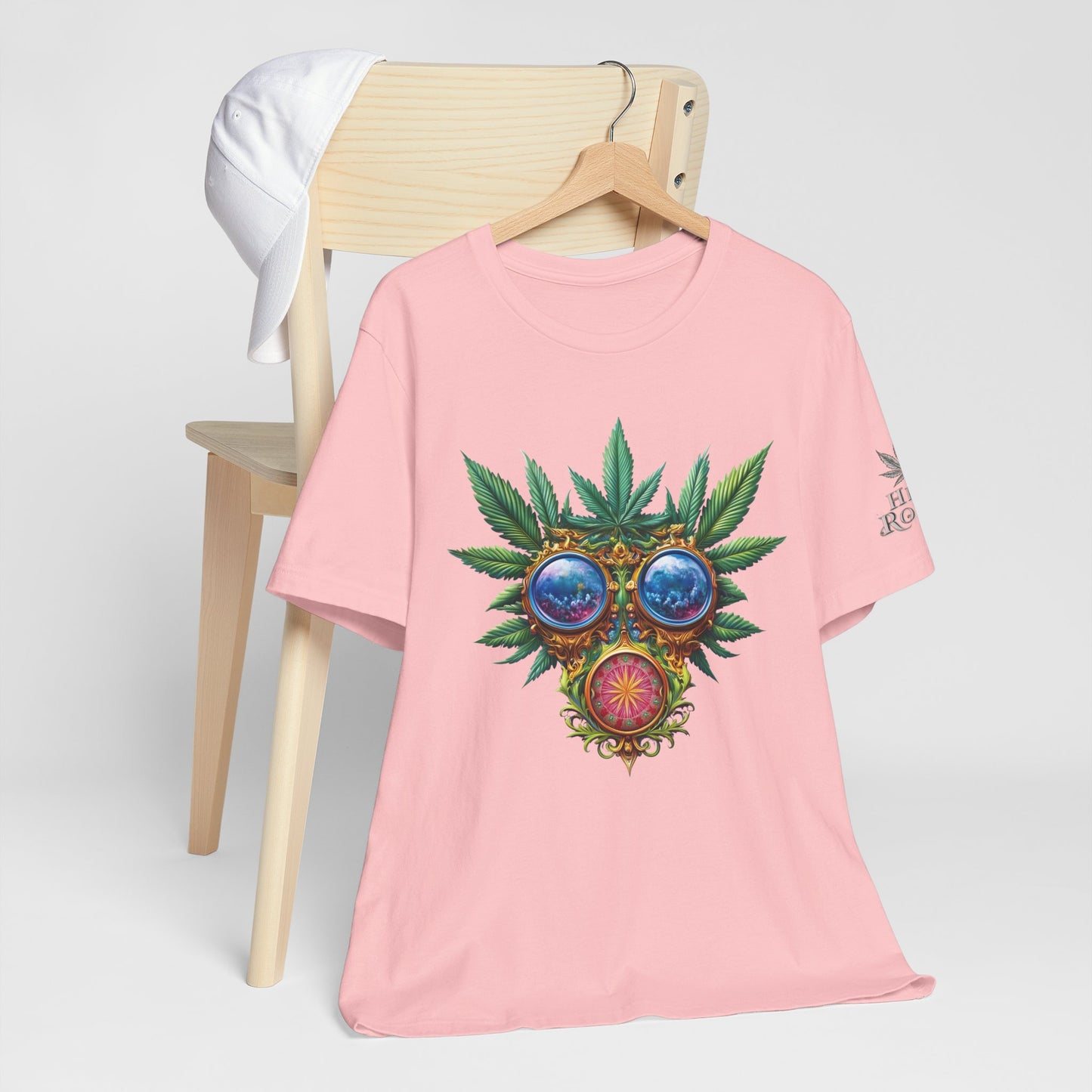 Third Eye Vision T-Shirt - Premium Airlume Cotton Cannabis Kaleidoscope Art Tee