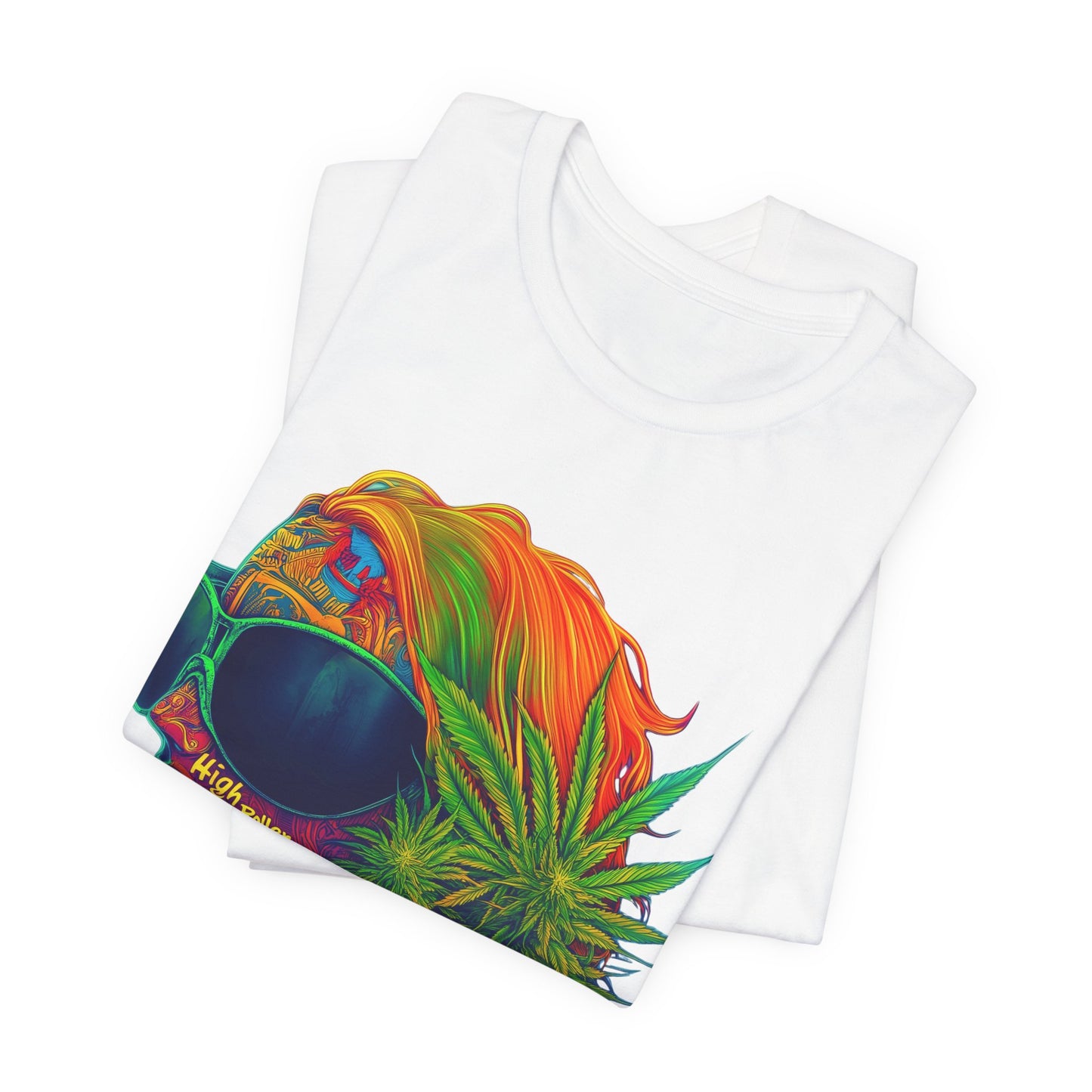 Neon Dreams Tee - Premium Airlume Cotton Cannabis Culture Psychedelic Profile Art