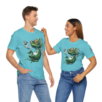 RIPPP IT Cosmic Frog Tee - Premium Airlume Cotton Cannabis Culture Streetwear