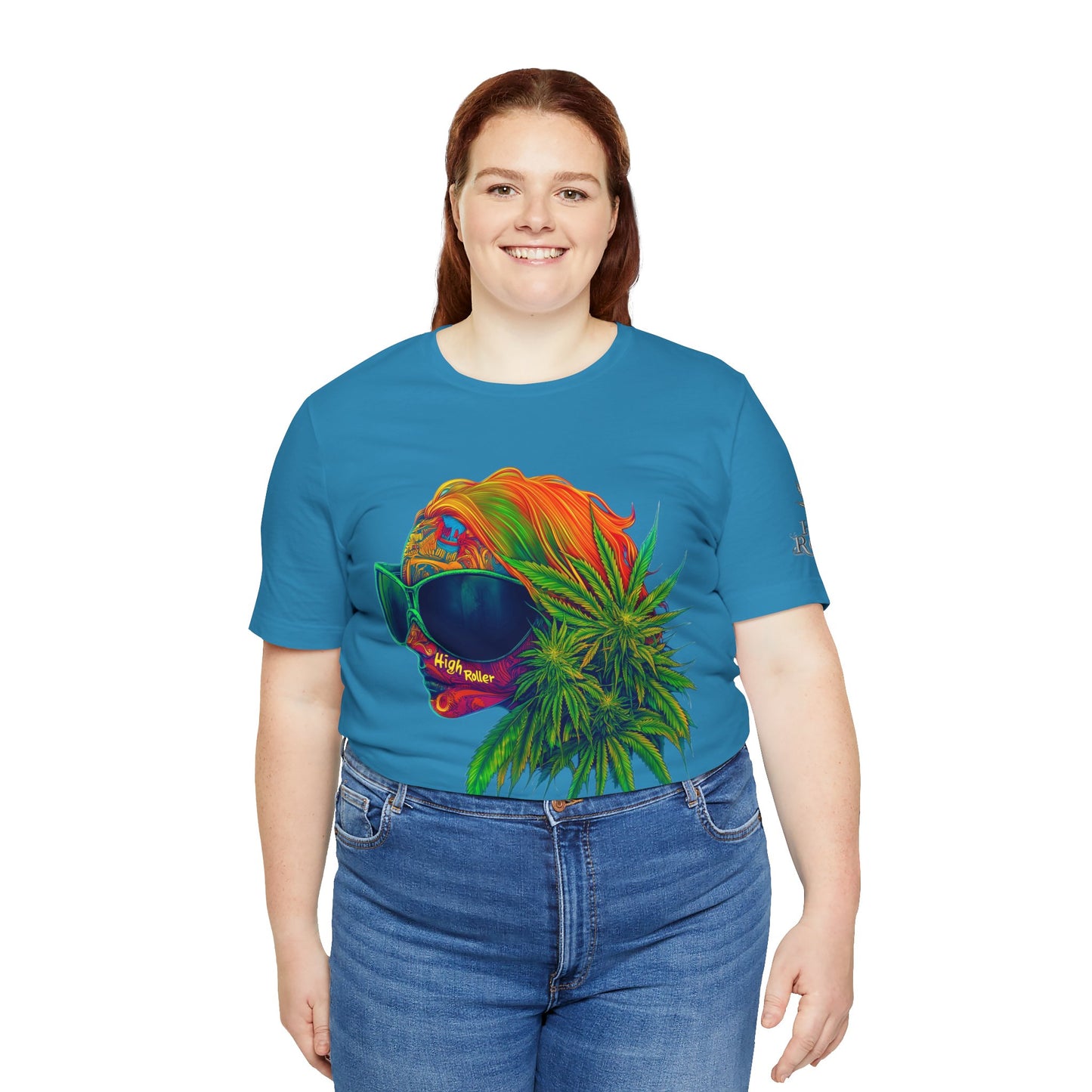 Neon Dreams Tee - Premium Airlume Cotton Cannabis Culture Psychedelic Profile Art