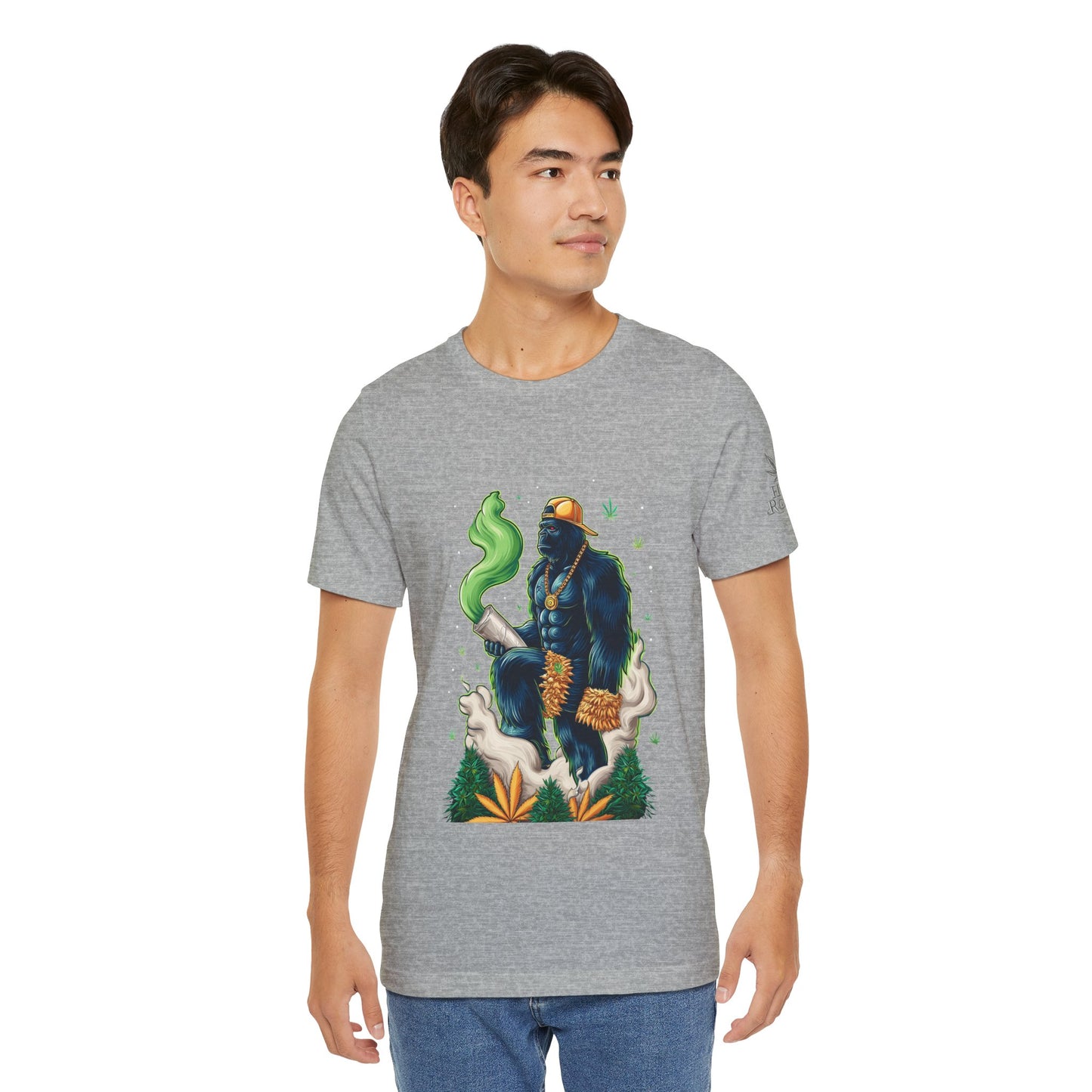 Bigfoot Cannabis Scholar T-Shirt - Premium Sasquatch 420 Lifestyle Apparel