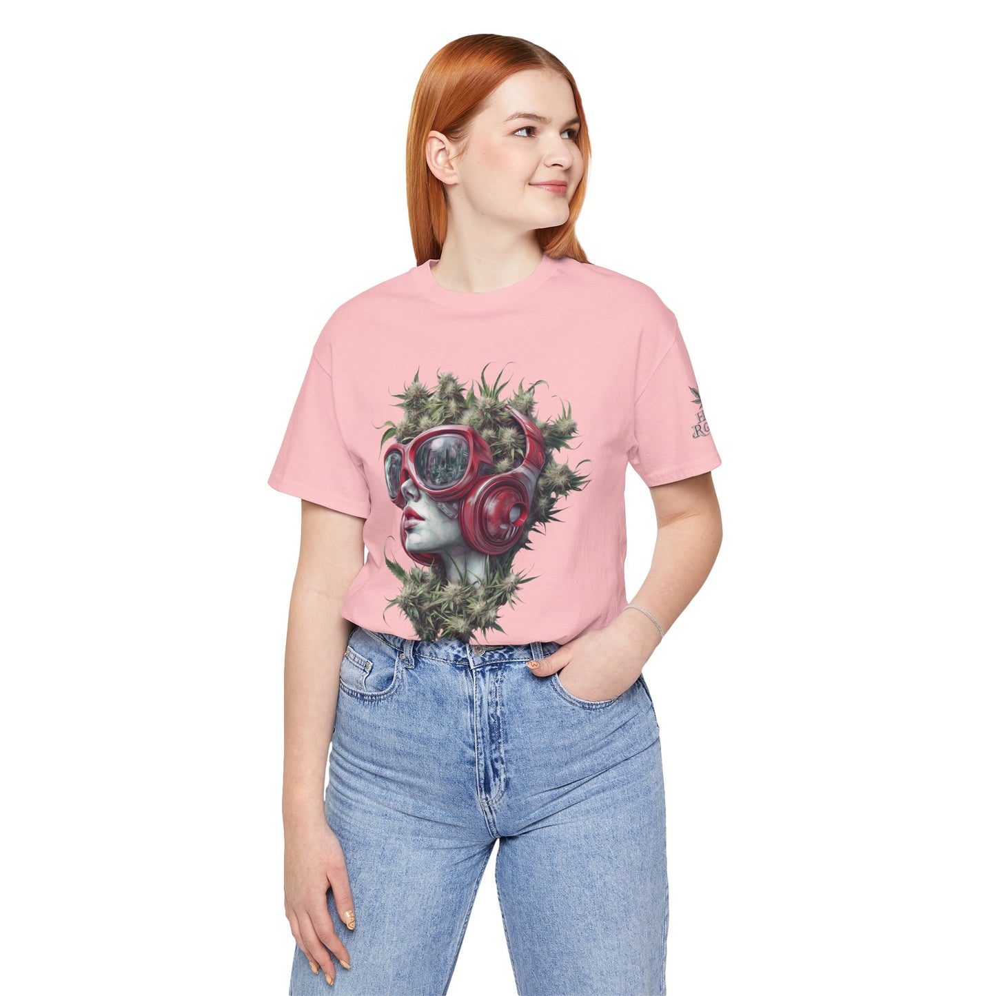 CANNABIS GODDESS TECH™ | PREMIUM FUTURISTIC ART TEE