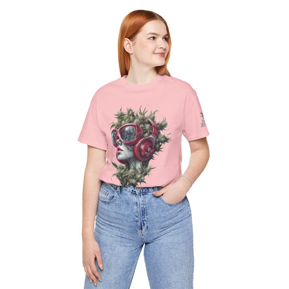 CANNABIS GODDESS TECH™ | PREMIUM FUTURISTIC ART TEE