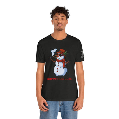 Happy Holidaze Premium Cannabis Christmas T-Shirt