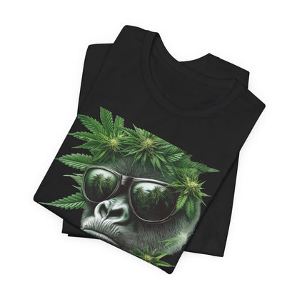 Gorilla Glue Elite Tee - Premium Airlume Cotton Cannabis Strain Culture Black Shirt