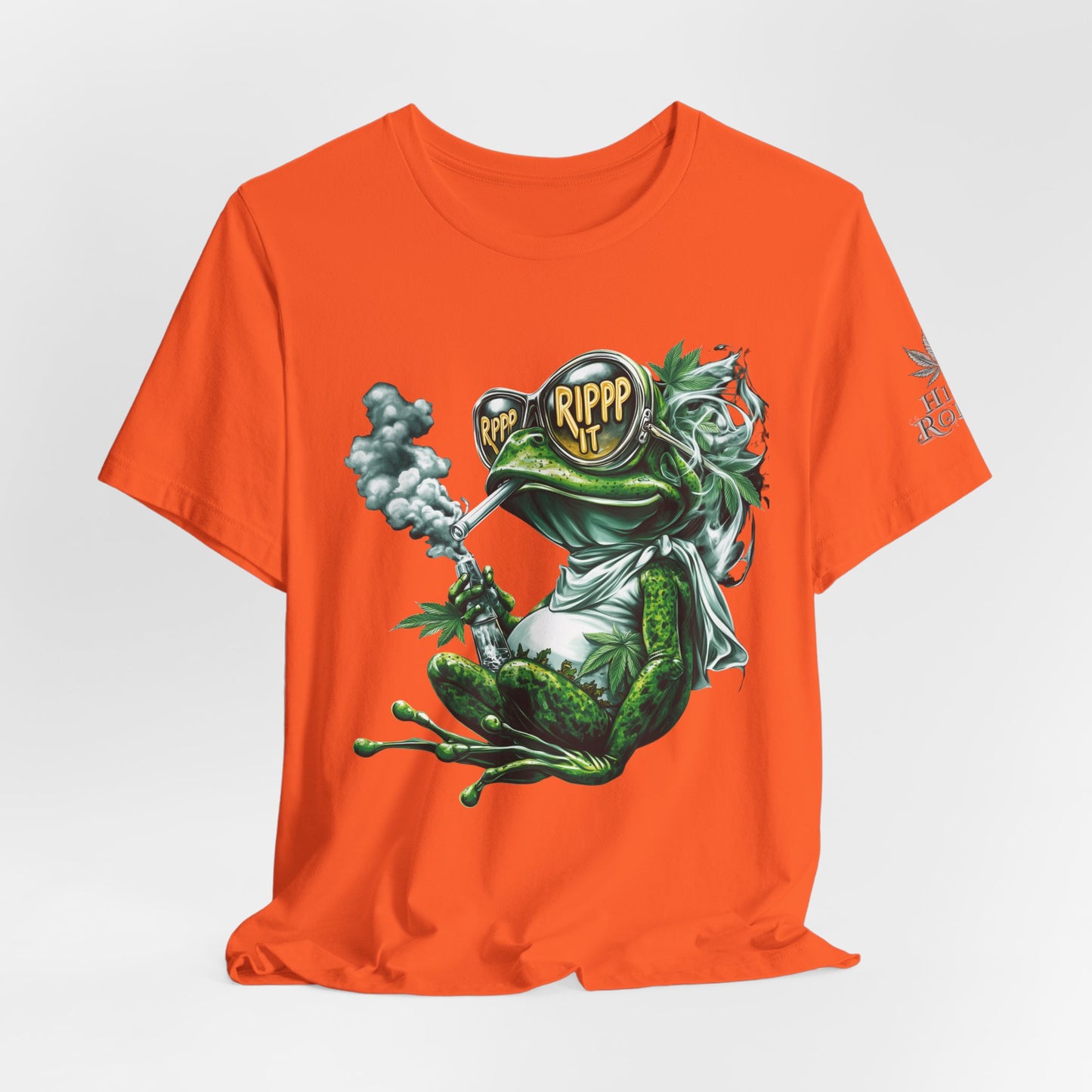 RIPPP IT Cosmic Frog Tee - Premium Airlume Cotton Cannabis Culture Streetwear