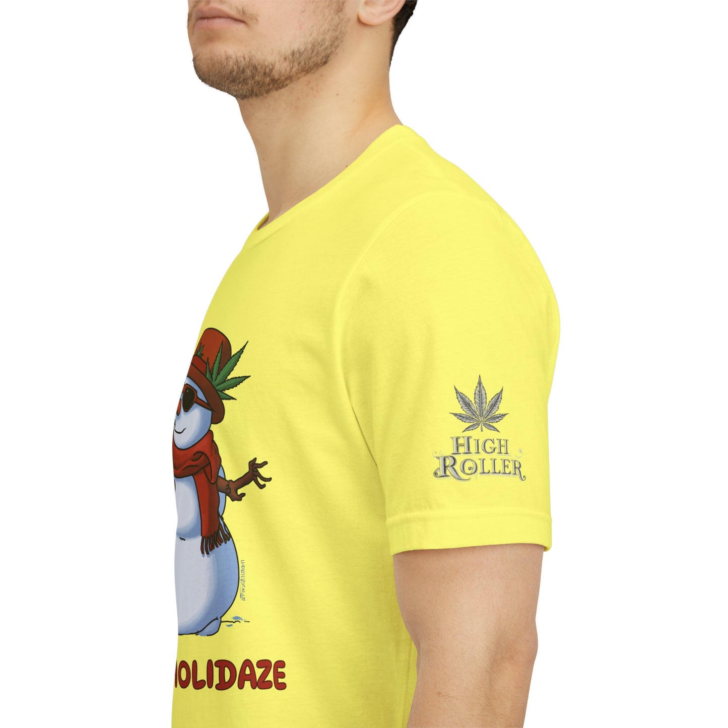 Happy Holidaze Premium Cannabis Christmas T-Shirt