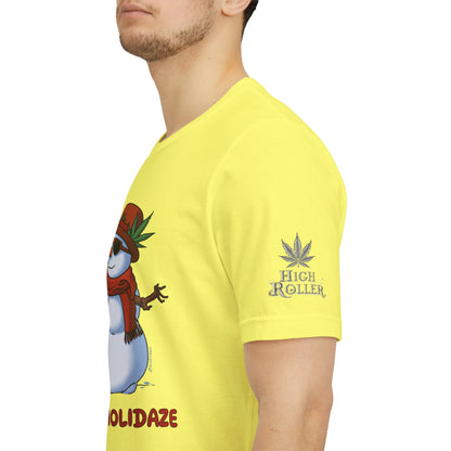 Happy Holidaze Premium Cannabis Christmas T-Shirt