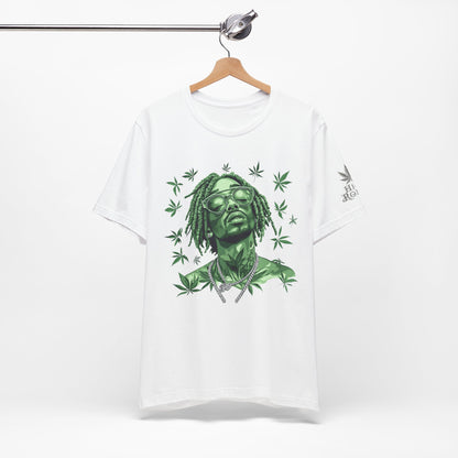 Elevated Vision Green Dream Tee - Premium Airlume Cotton Cannabis Culture Art