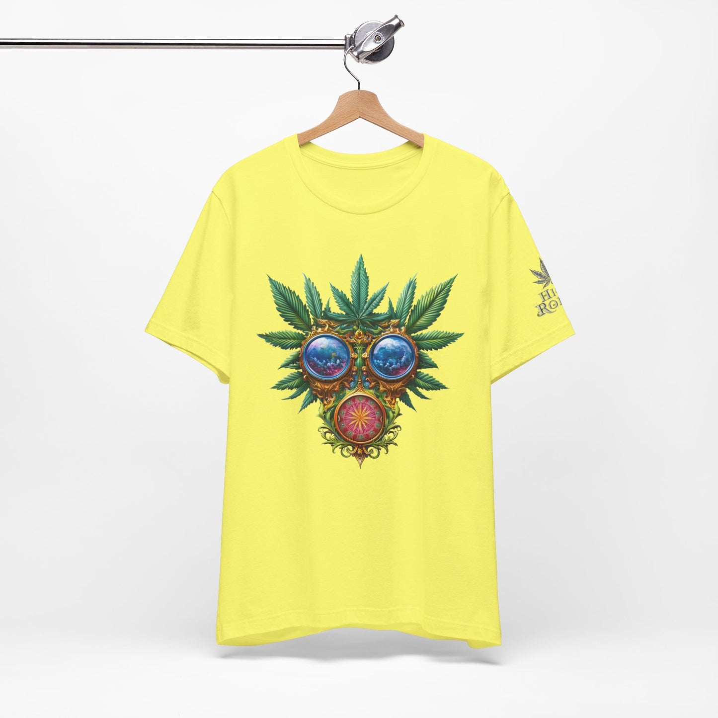 Third Eye Vision T-Shirt - Premium Airlume Cotton Cannabis Kaleidoscope Art Tee