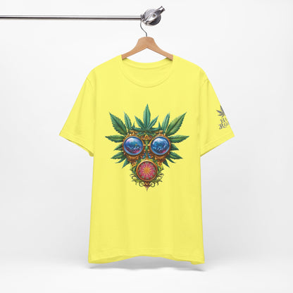 Third Eye Vision T-Shirt - Premium Airlume Cotton Cannabis Kaleidoscope Art Tee