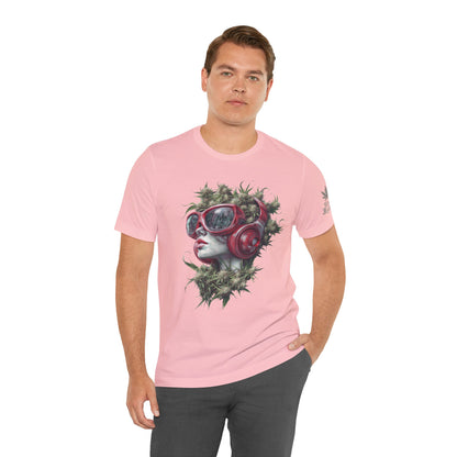 CANNABIS GODDESS TECH™ | PREMIUM FUTURISTIC ART TEE