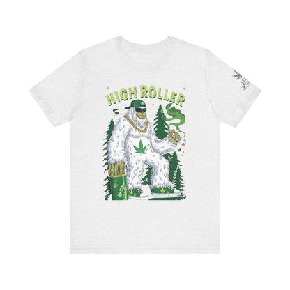 Alpine Yeti HIGH ROLLER T-Shirt - Premium Cannabis Mountain Culture Apparel