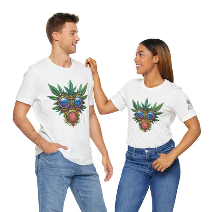 Third Eye Vision T-Shirt - Premium Airlume Cotton Cannabis Kaleidoscope Art Tee