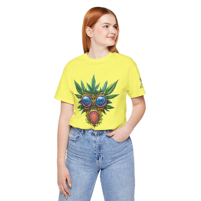 Third Eye Vision T-Shirt - Premium Airlume Cotton Cannabis Kaleidoscope Art Tee