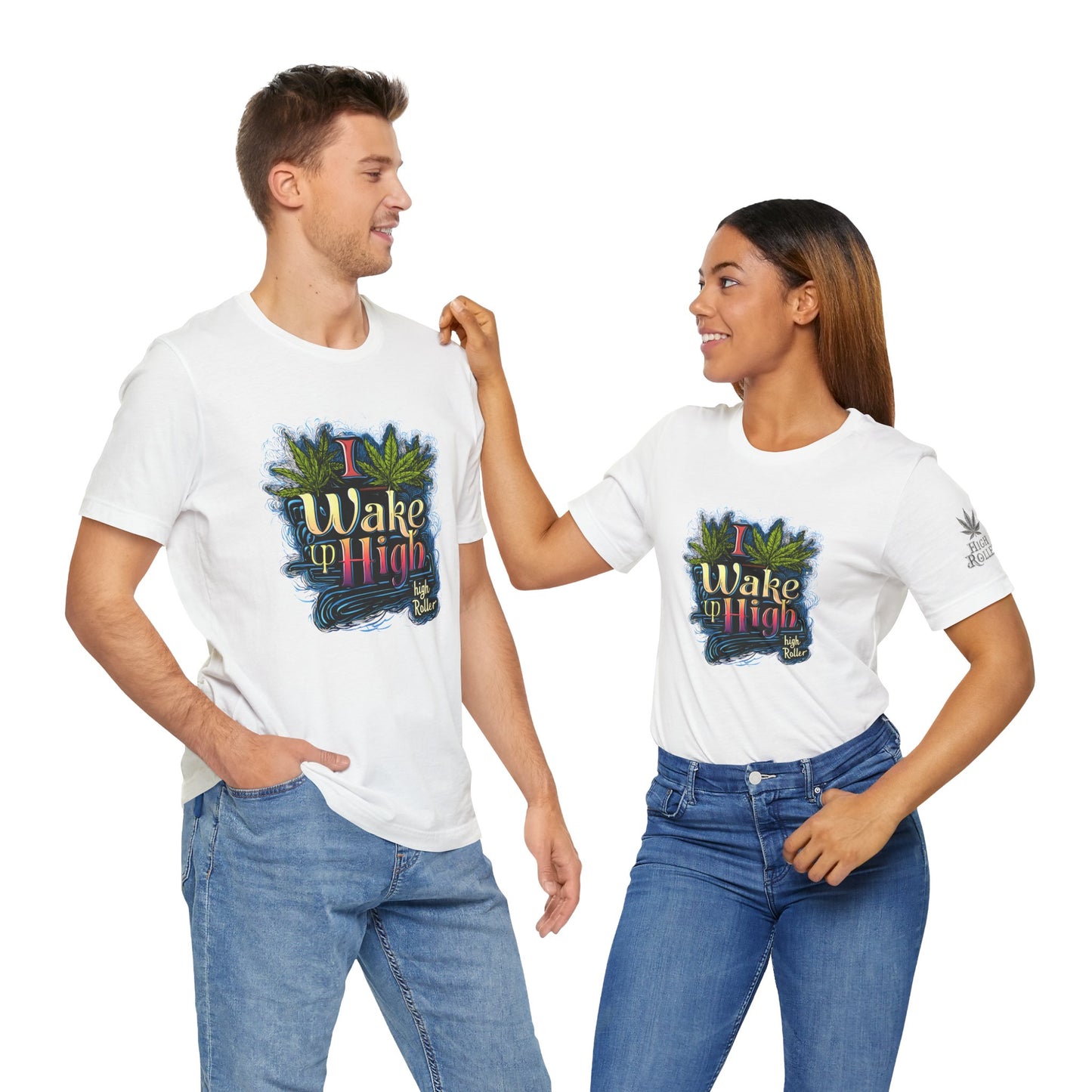Wake Up High™ | Premium Cannabis Art Tee - Limited Edition | High Roller