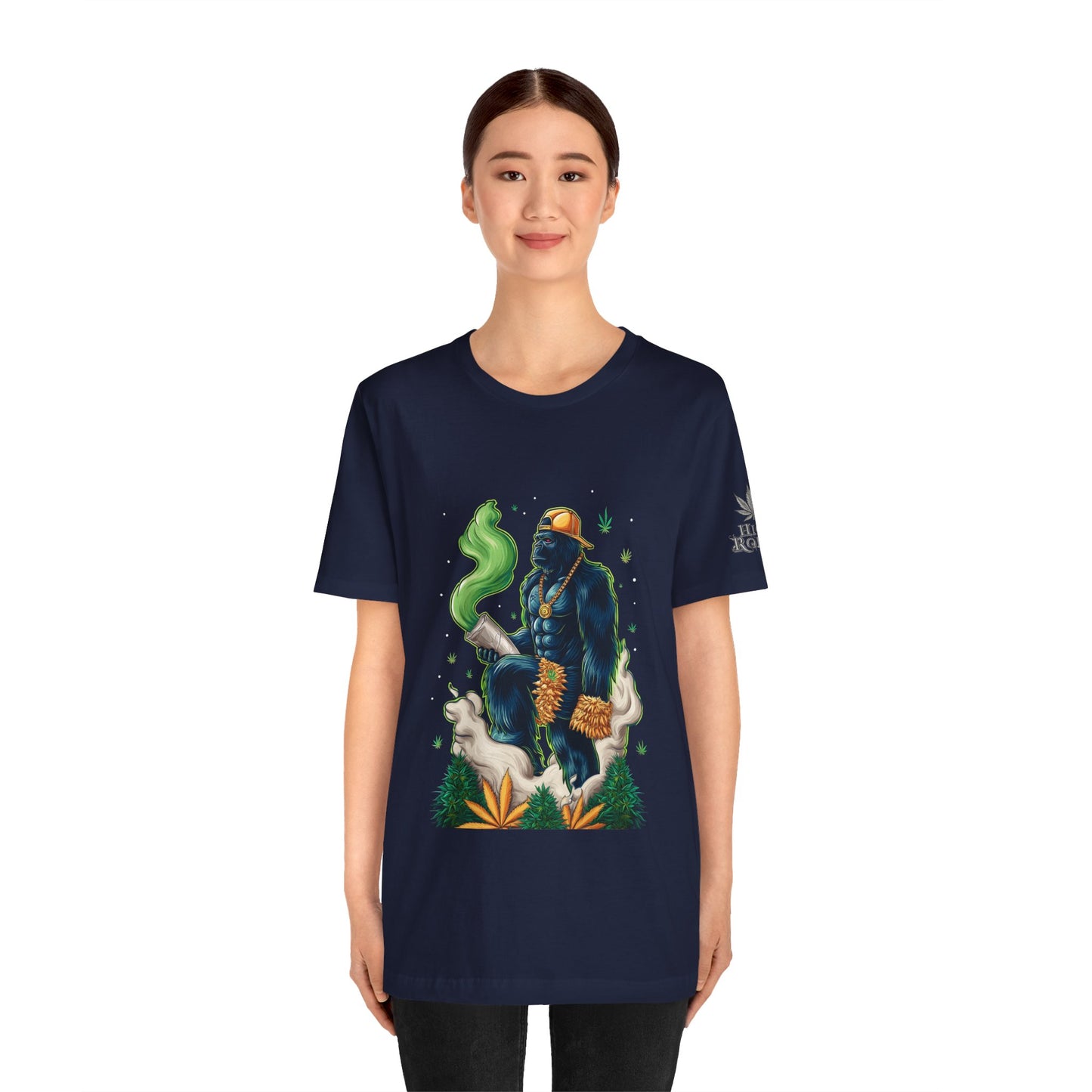 Bigfoot Cannabis Scholar T-Shirt - Premium Sasquatch 420 Lifestyle Apparel